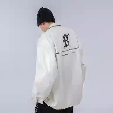 BJHG Crocodile Pattern PU Jacket