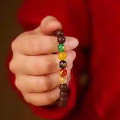 【过手留香】 指尖瑰宝 五路财神新中式国风文玩平安招财招桃花出游必备#好运 古法非遗手工制作 合香珠 手串 男女同款情侣款