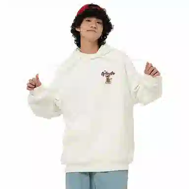 【dme】 日系休闲潮流连帽重磅原创印花百搭卫衣 男女同款