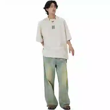 JHYQ Vintage Distressed Jeans