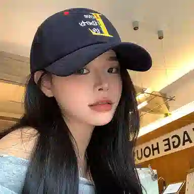 艾佳微 时尚大头围 破旧感遮阳防晒帽 旅行百搭 棉 鸭舌帽 男女同款情侣款