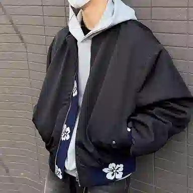 VIPGOOSE vintagecleanfitbomber