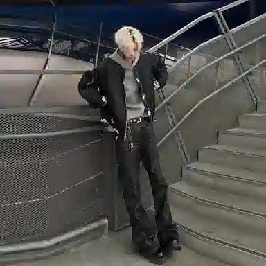 VIPGOOSE vintagecleanfitbomber