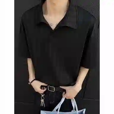 SOCKKEY ALLBLACKPolo