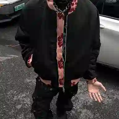 VIPGOOSE vintagecleanfitbomber