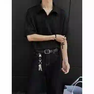 SOCKKEY ALLBLACKPolo