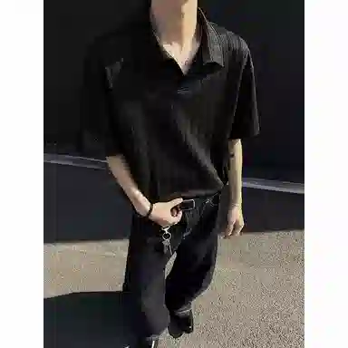 SOCKKEY ALLBLACKPolo