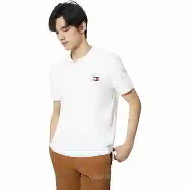 Tommy Hilfiger Logo Polo White