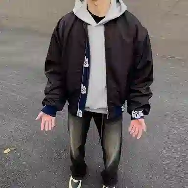 VIPGOOSE vintagecleanfitbomber