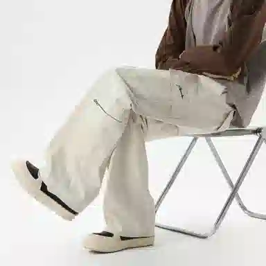 王者荣耀 鲁班七号星空梦想款 美式复古高街潮流工装多口袋设计宽松百搭日常校园青春通勤舒适柔软透气中腰经典直筒休闲裤 男女同款