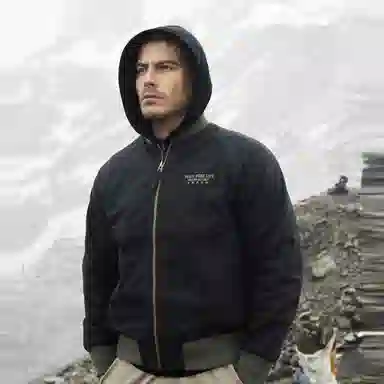 AKCLUB MA-1 Canvas Bomber Jacket