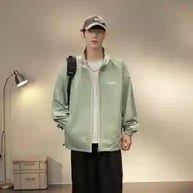 王者荣耀 鲁班七号星空梦想款 美式复古双面穿纯色街头潮流口袋户外登山旅游宽松休闲字母设计印花耐磨机能风通勤外套夹克 男女同款