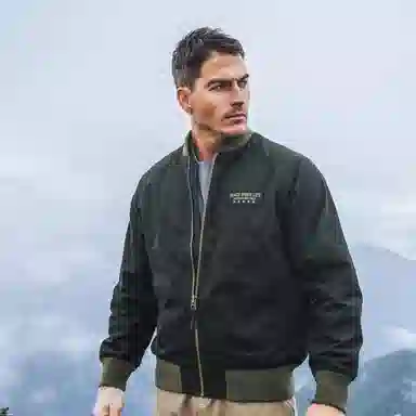 AKCLUB MA-1 Canvas Bomber Jacket