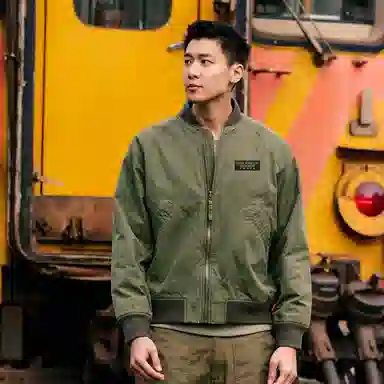 AKCLUB MA-1 Canvas Bomber Jacket