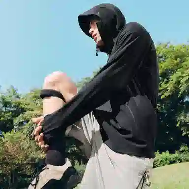 蕉下 超透气全遮光防紫外线凉感吸湿速干宽松利落高弹性 户外休闲通勤 防晒服 男款