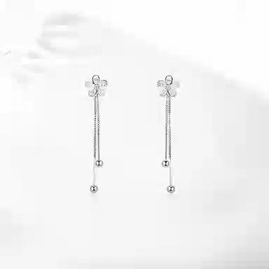 饰伴 花漾梦境 简约时尚新中式国潮 小众设计 气质优雅 温柔大方  日常百搭 合金 耳环 女款