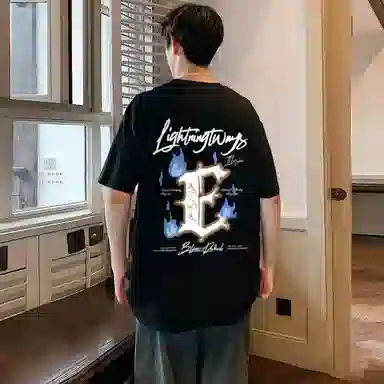 AYEA Vintage Letter Print T-Shirt