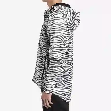 adidas Juventus Woven Hooded Jacket Black White