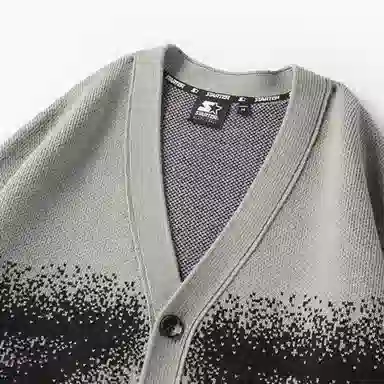 STARTER Retro Cardigan Grey