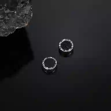 色菲尔 潮人简约现代甜酷风 小众高级设计感 无耳洞可戴 磁吸 合金 耳夹 男女同款情侣款