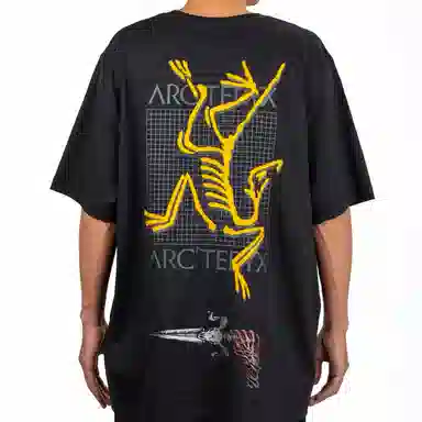 Arcteryx Multi Bird Logo Ss Black