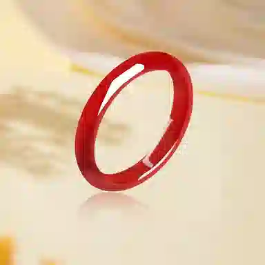 【吉祥平安】 金嘉福 鸿运当头 红红火火新中式高级感温柔好运 气质大方优雅高级感 本命年好运玉镯 玛瑙 手镯 女款