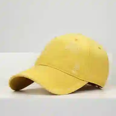 钓鱼熊 复古做旧破洞显脸小软顶小众个性渐变色 棉 鸭舌帽 男女同款情侣款