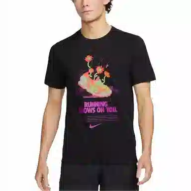 Nike M NK DF Tee Run DNA FA24 Black