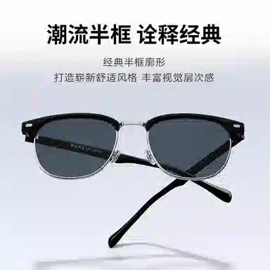 PARZIN Classic Business Browline Sunglasses