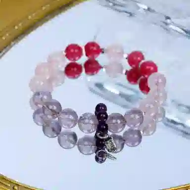 千玺世家 九紫离火运 做个富婆 好运正缘桃花学业上岸前程似锦紫气东来疗愈 紫水晶 手串 女款