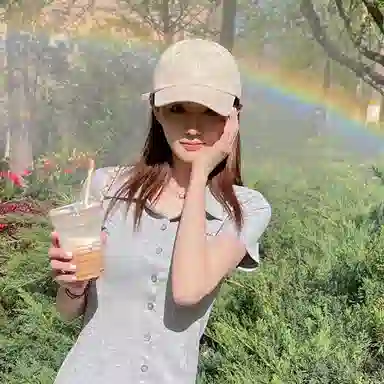 优幽兰 复古休闲运动风韩版字母刺绣户外防紫外线校园风穿搭 棉 聚酯纤维 鸭舌帽 女款