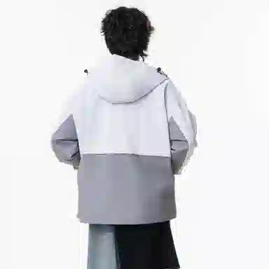 WANX Retro Colorblock Hoodie Jacket