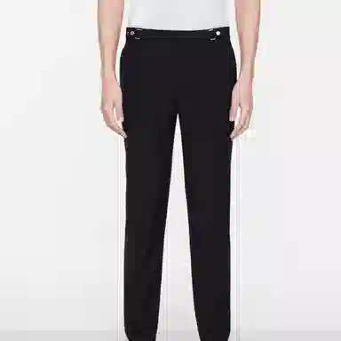 九牧王男裤专家 百搭潮流时尚商务简约休闲锥形纯色西装裤 男款