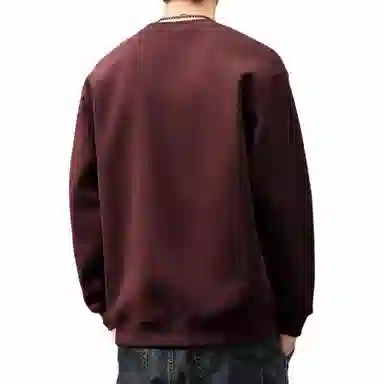 贵色 重磅字母钢印圆领卫衣 男款