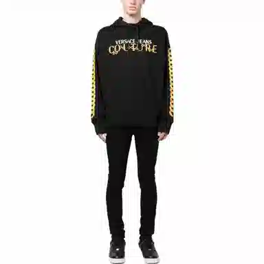 Versace Jeans Hooded Sweater Black