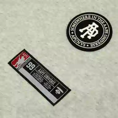 Aape SS24 Basketball Badge T-Shirt Grey