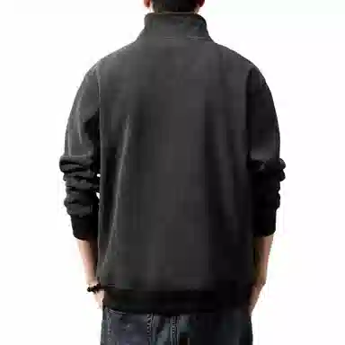 贵色 高端纯色宽松美式休闲卫衣 男款