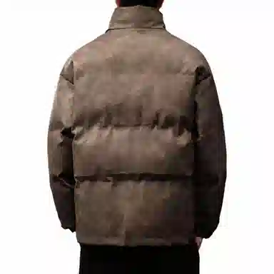 贵色 落肩袖立领保暖棉服 男款