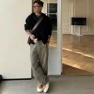 OX-FREAK Geometric Deconstructed Vintage Jeans Green