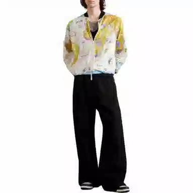 SAINT Mxxxxxx Map Print Zip Jacket White