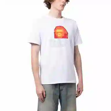 A BATHING APE Bape Polygon Ape Head Tee