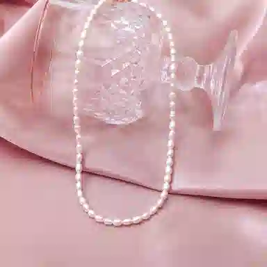 品彩 米珠 精致 年轻气质轻奢 淡水珍珠 项链 女款