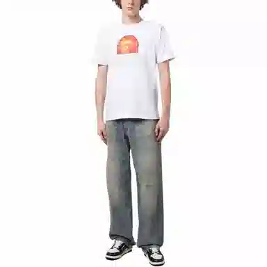 A BATHING APE Bape Polygon Ape Head Tee