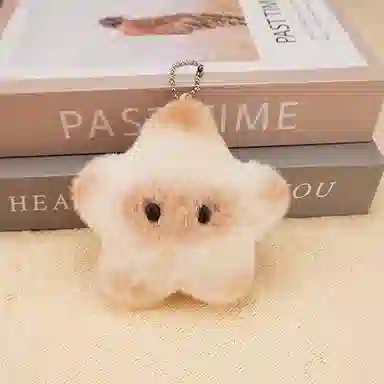 零界 趣味吱吱叫星之卡比巴拉 创意 挂饰钥匙扣 行李箱 卡通玩偶 毛绒 挂件 男女同款情侣款