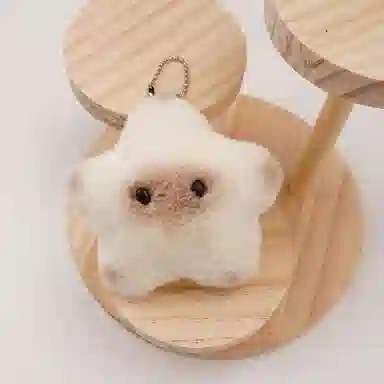 零界 趣味吱吱叫星之卡比巴拉 创意 挂饰钥匙扣 行李箱 卡通玩偶 毛绒 挂件 男女同款情侣款