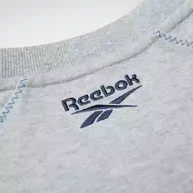 Reebok Embroidered Pullover Sweatshirt Light Heather Gray