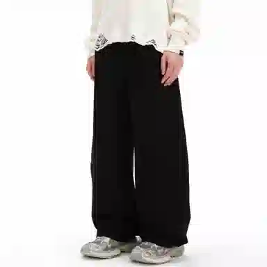 Coca-Cola Twill Split Curved Pants Black