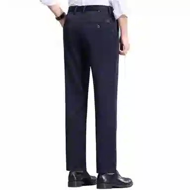 红豆 凉感防紫外线防晒舒适纯色轻商务日常百搭直筒宽松长裤休闲裤 男款