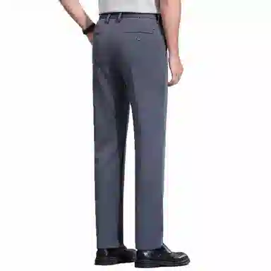 红豆 凉感防紫外线防晒舒适纯色轻商务日常百搭直筒宽松长裤休闲裤 男款