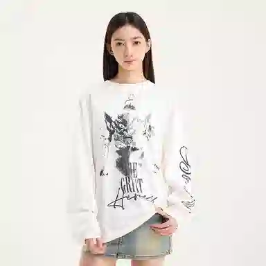 BONELESS Heroes Loose Fit Long Sleeve Tee